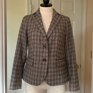 Talbots Classic Houndstooth Jacket